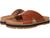 商品Madewell | The Dayna Lugsole Slide Sandal in Leather颜色English Saddle