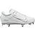 color White/Silver, NIKE | Nike Women's Hyperdiamond 4 Elite Metal Fastpitch Softball Cleats