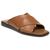 color Saddle Leather, Sam Edelman | Sam Edelman Womens Idina Leather Crossover Slide Sandals