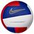 颜色: Red/Royal Blue/Silver, NIKE | Nike 12p Tournament Volleyball