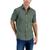商品Alfani | Men's Short-Sleeve Reebe Geometric-Print Shirt, Created for Macy's颜色Costa Green