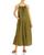 color Olive, Echo Design | Tiered Breeze Maxi Dress Swim Cover-Up