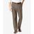 商品Dockers | Men's Signature Lux Cotton Classic Fit Pleated Creased Stretch Khaki Pants颜色Dark Pebble