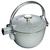 颜色: graphite grey, Staub | Staub Cast Iron 1-qt Round Tea Kettle