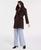 颜色: Chocolate, Via Spiga | Women's Belted Hooded Shawl Wrap Coat