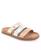 颜色: Rose Gold Leather, Aerosoles | Women's Lee Moulded Footbed Sandals