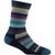 商品Darn Tough Vermont | Darn Tough Women's Phat Witch Lightweight Cushioned Crew Sock颜色Dark Teal