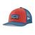 颜色: P-6 Logo  Sumac Red, Patagonia | Patagonia Kids' Trucker Hat