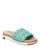 color Rio Blue, Sam Edelman | Women's Ainslie Platform Slide Sandals