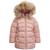 颜色: Blush, Michael Kors | Toddler and Little Girls Heavy Weight Stadium Coat