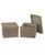 颜色: Latte Linen, Household Essentials | Large Fabric Storage Bins, Set of 2