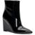 颜色: Black Patent, INC International | INC Womens Azah Patent Pointed Toe Ankle Boots