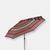 颜色: Red, Sunnydaze Decor | Sunnydaze 9' Aluminum Outdoor Patio Umbrella w/Push Button Tilt