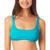 商品California Waves | Juniors' Bralette Bikini Top, Created for Macy's颜色Sweet Turquoise