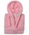 颜色: Pink, Linum Home Textiles | Kids Super Plush Double Brushed Hooded Polyester Bathrobe