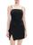 颜色: BLACK, Theory | Linen Slip Mini Dress