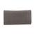 Mancini Leather Goods | Women's Pebbled Collection RFID Secure Trifold Wing Wallet, 颜色Gray