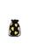 color BLACK, Ganni | Ganni hand-beaded mini bucket bag