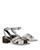 color Silver, Tory Burch | Women's City Heel Sandals