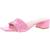 color Pink, Vince Camuto | Vince Camuto Womens Semtera Leather Slip On Heel Sandals