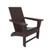 颜色: Dark Brown, Westin Furniture | Furniture Modern Plastic Folding Adirondack Chair