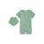 商品第1个颜色Faded Mint, Ralph Lauren | Baby Boys Ribbed Cotton Short Sleeved Shortall and Bib, 2 Piece Set