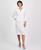 颜色: Natural White, Le Suit | Women's Collarless Three-Button 3/4-Sleeve Jacket & Slim Skimmer Skirt Set, Regular & Petite