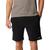 Columbia | Men's Trek Relaxed-Fit Stretch Logo-Print Fleece Shorts, 颜色Black, Small Columbia Logo