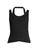 Skin | Ellie Asymmetric Cotton Tank, 颜色BLACK