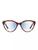 Kate Spade | Xara 51MM Cat Eye Blue Block Optical Glasses, 颜色HAVANA