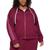 商品Tommy Hilfiger | Tommy Hilfiger Sport Womens Plus Fleece Comfy Zip-Front Hoodie颜色Wineberry