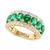 颜色: Emerald, Effy | Effy Blue & White Sapphire Ring (3-1/2 ct. t.w.) & Diamond (1/20 ct. t.w.) in 14k White Gold. (Also available Emerald and Pink Sapphire)