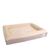 颜色: Tan, Ibiyaya | Deep Sleep Orthopedic Dog Bed with Bolster and Removable Cover, Washable and Indestructible Dog Bed