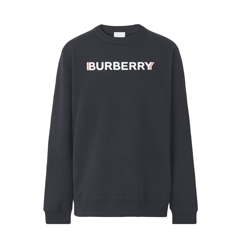 Burberry | 【现货】博柏利 经典款 男士纯棉卫衣80529921（两色可选）, 颜色黑色