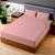 颜色: Pink, Superity Linen | 100% Premium Cotton Fitted Sheet - Soft and Breatheable - 200 Thread Count - California King Size - Taupe