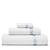 颜色: White/Blue, Matouk | Classic Chain Milagro Towels - 100% Exclusive