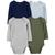 颜色: Blue Multi, Carter's | Baby Boys Long Sleeve Bodysuits, Pack of 4