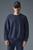 颜色: Navy, Alo | Triumph Restore Crew Neck Sweatshirt - Navy