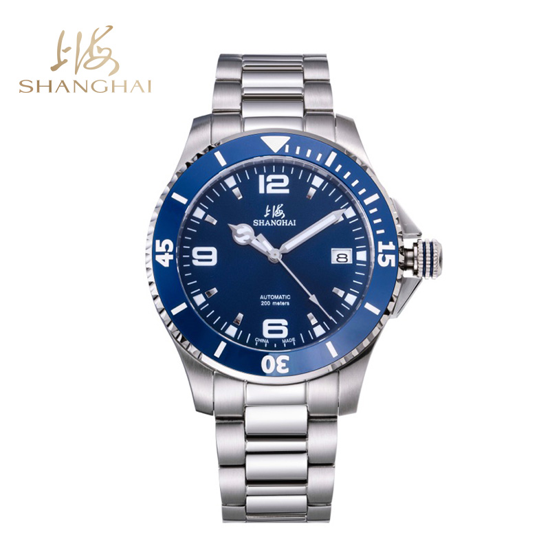 商品SHANGHAI WATCH | 国民系列 潜水表 男士腕表颜色蓝色