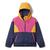 color Nocturnal / Wild Fuchsia / Mango, Columbia | Girls' Side Hill Lined Windbreaker Jacket