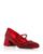 商品第2个颜色Red Velvet Combo, Jeffrey Campbell | Women's Regal Embellished Block Heel Mary Jane Pumps