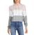 color Pink/White/Heather Grey, Material Girl | Material Girl Womens Juniors Comfy Cozy Hoodie