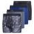 颜色: Galaxy Camo Black/Carbon/Black/Team Royal Blue, Adidas | adidas Kids Performance Boxer Briefs Underwear 4-Pack (Big Kids)