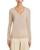 颜色: Heather Oatmeal, Bloomingdale's | C by Bloomingdale's V-Neck Cashmere Sweater - Exclusive