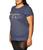 商品Calvin Klein | Women's Short Sleeve Cropped Logo T-Shirt颜色Stonewah Heather Silver