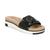 商品Sam Edelman | Women's Ariane Platform Buckle Slide Sandals颜色Black