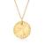 颜色: 16 in, Ross-Simons | Ross-Simons Italian 14kt Yellow Gold Replica 5-Lira Coin Medallion Pendant Necklace
