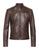 商品MASTERPELLE | Biker jacket颜色Dark brown