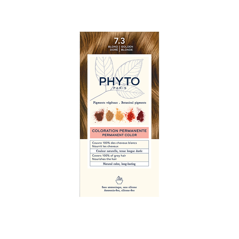 商品第7个颜色金色BLOND DORé, Phyto | PHYTO发朵全色系染发剂112ml（显影乳液50ml+染色剂50ml+发膜12ml）