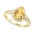 颜色: Citrine, Macy's | Amethyst (1-1/3 ct. t.w.) & Lab-Grown White Sapphire (1/4 ct. t.w.) Halo Ring in 14k Gold-Plated Sterling Silver (Also in Additional Gemstones)